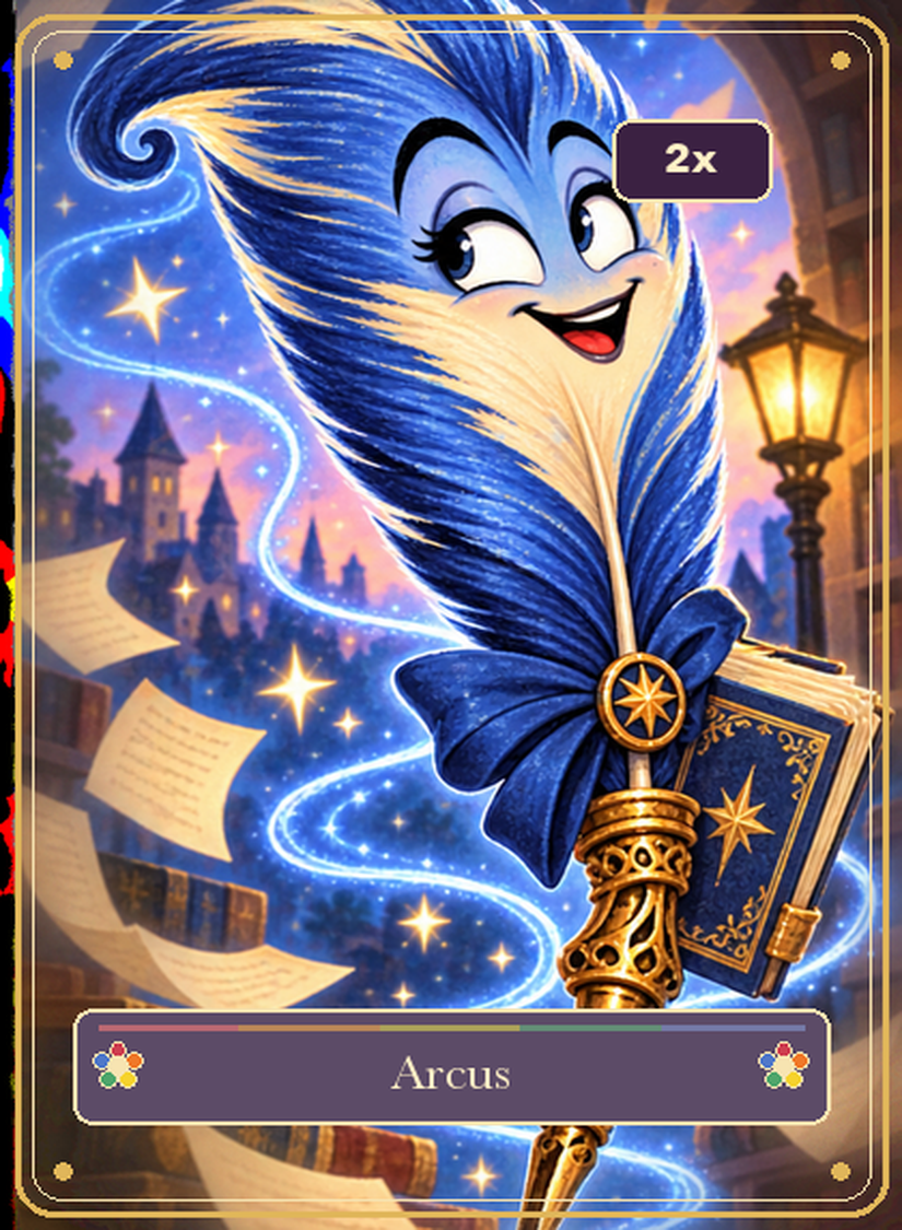 Arcus quill card