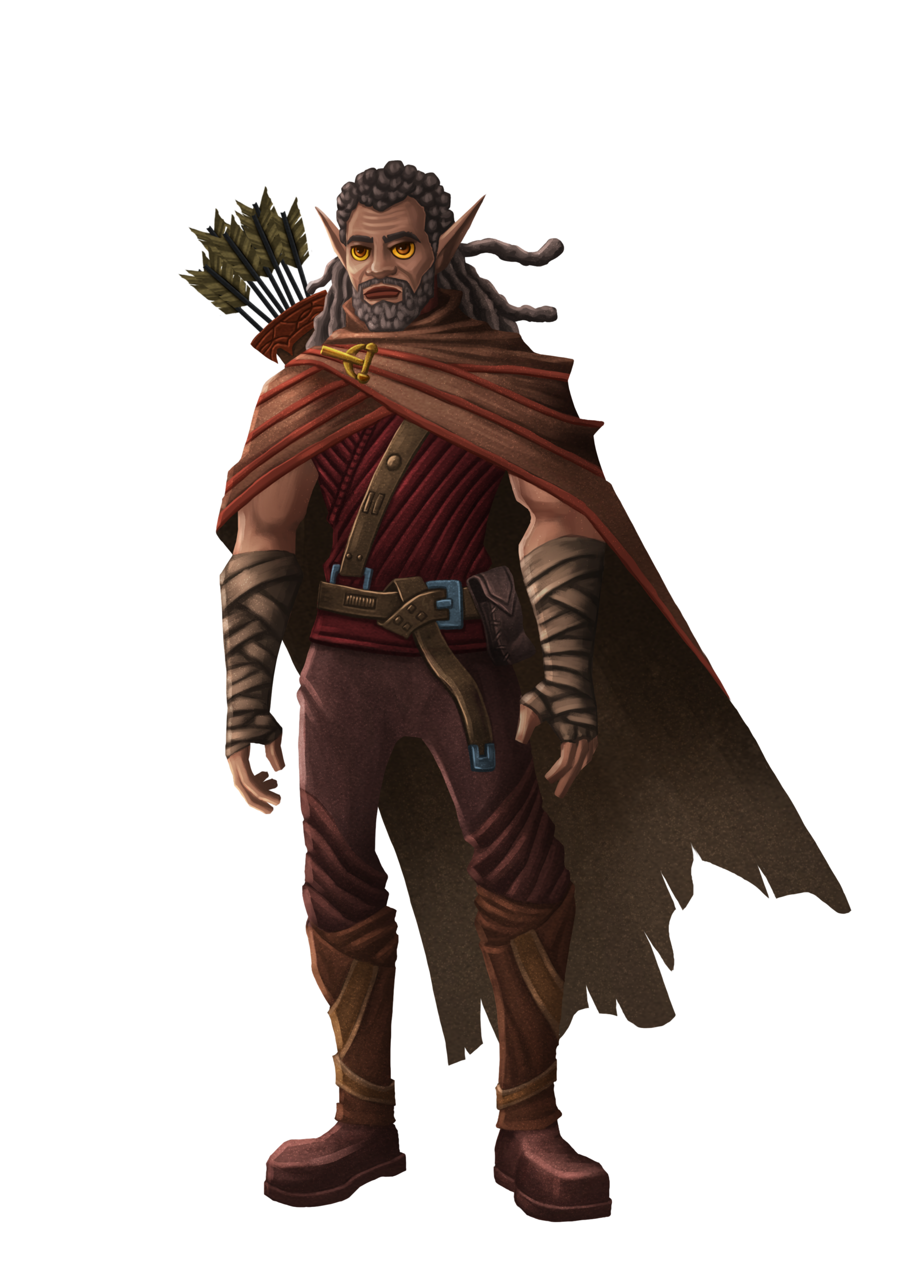 Finished commissioned character design of Juventan by Nurkaydar Tomiris.